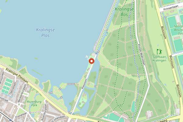Map showing De Tuin van de Vier Windstreken in Rotterdam