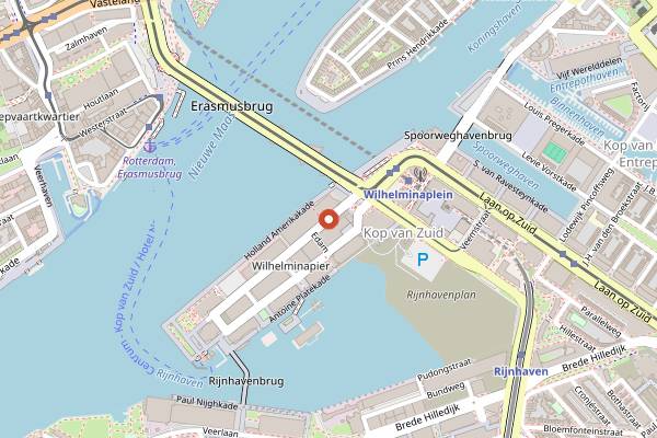 Map showing Loos in Rotterdam
