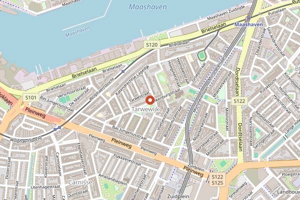 Map showing Spikizi Bar in Rotterdam