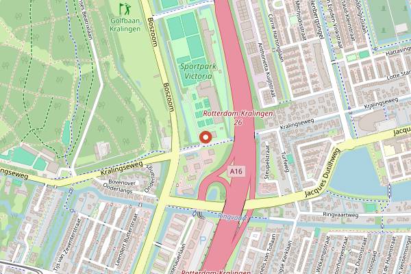 Map showing Wijnbar Lekker in Rotterdam
