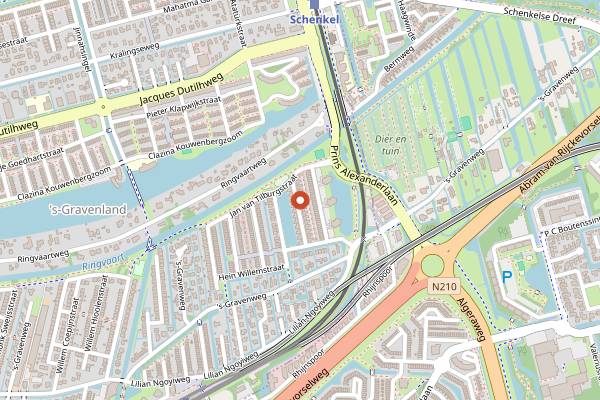 Map showing JELSTER in Rotterdam