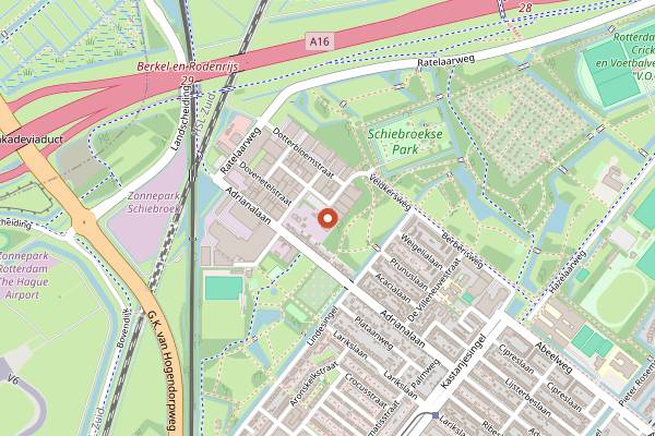 Map showing ROTT. Brouwers in Rotterdam