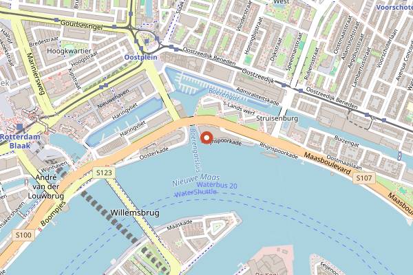 Map showing Vet & Lazy Brouwerij in Rotterdam