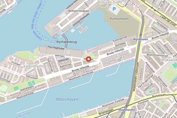 Map showing Kaapse Maria in Rotterdam