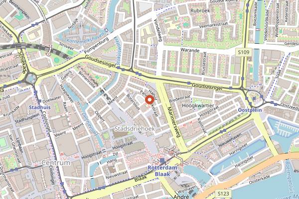 Map showing Warung Mini in Rotterdam