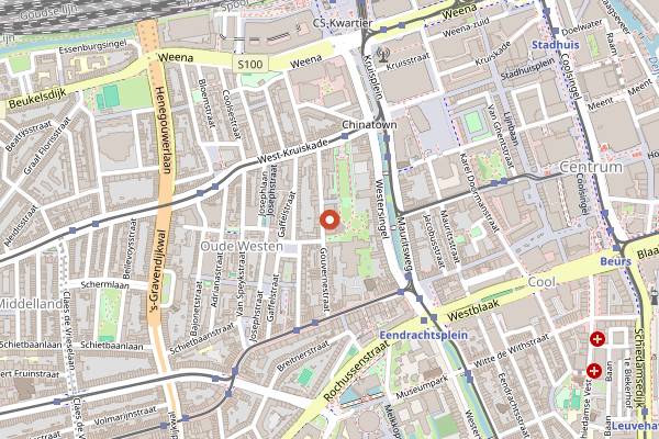 Map showing New Kampong Kita in Rotterdam