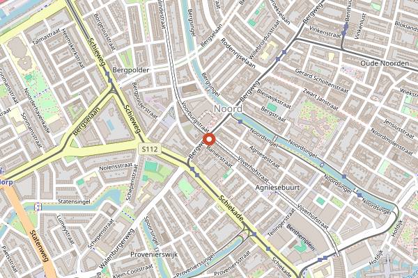 Map showing Coppi Coffee in Rotterdam