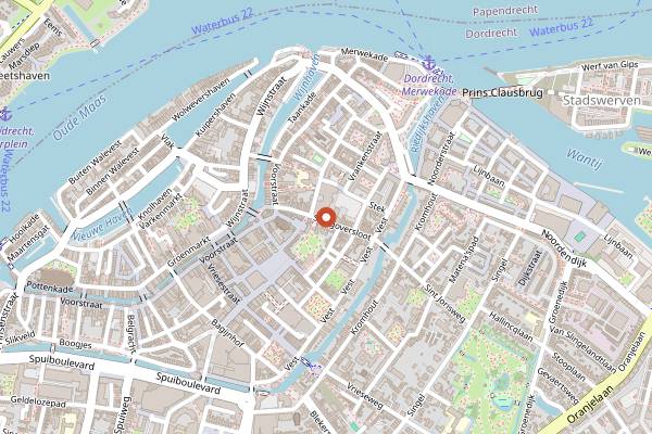 Map showing Dordrecht: Oldest Dutch City Food Trail in Rotterdam