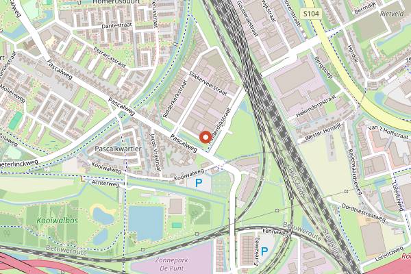 Map showing Kinderdijk: Windmill Landscape with Regional Food in Rotterdam