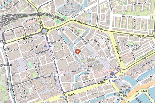 Map showing Amarone in Rotterdam