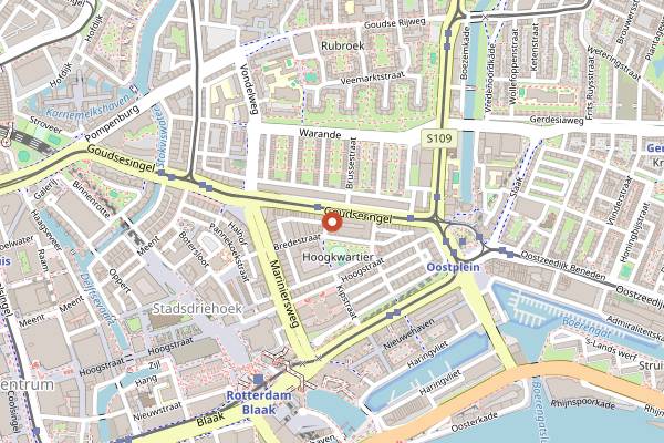 Map showing Héroine in Rotterdam