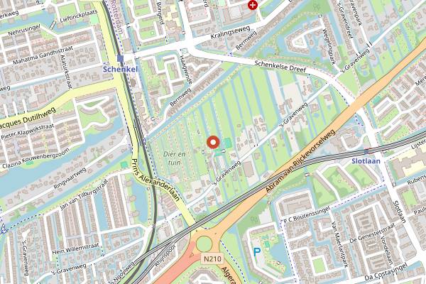 Map showing Perceel in Rotterdam