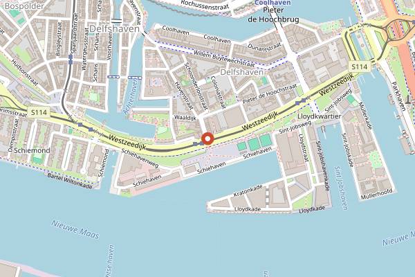 Map showing Bar Cult in Rotterdam