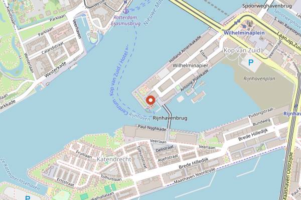 Map showing NY Basement Late Night in Rotterdam