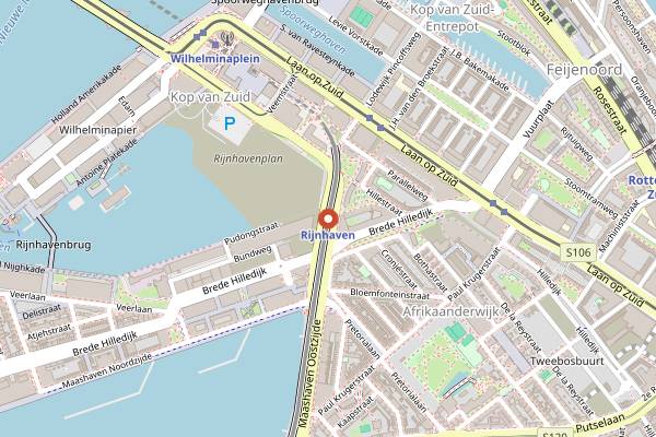 Map showing Afsana in Rotterdam
