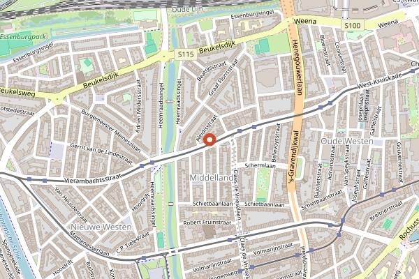 Map showing Roast in Rotterdam