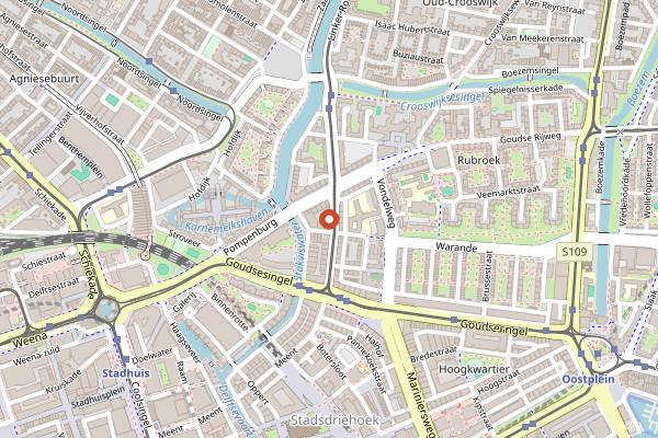 Map showing Warung So So Lobi in Rotterdam