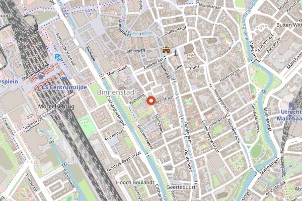 Map showing Springhaver in Utrecht