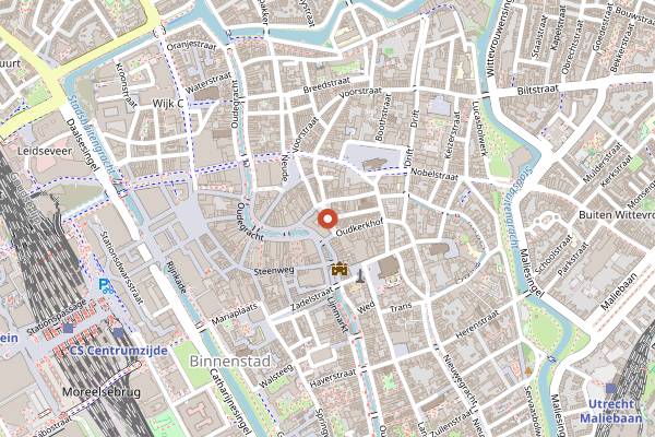Map showing Keen Coffee Bar in Utrecht