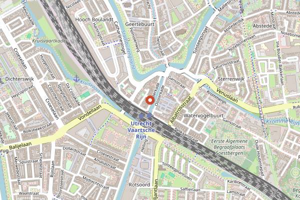Map showing Japanese Don Dining Kounosuke in Utrecht