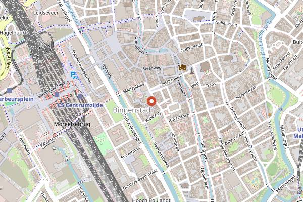 Map showing Le Jardin in Utrecht