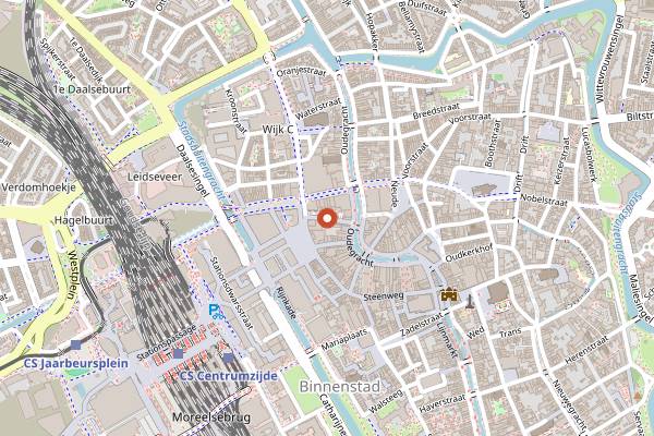 Map showing Zeytindali Olijftak in Utrecht
