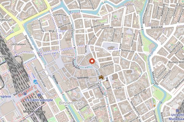 Map showing Keen Coffee in Utrecht
