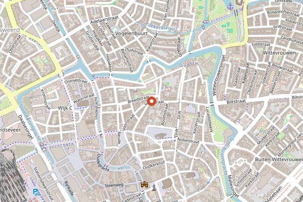 Map showing Jasmijn en Ik in Utrecht