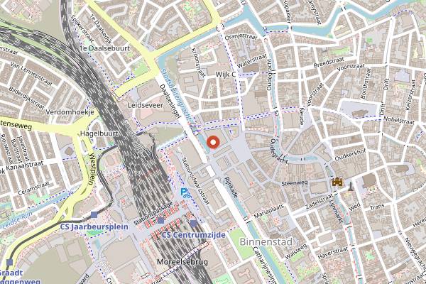 Map showing Cloud Nine at TivoliVredenburg in Utrecht