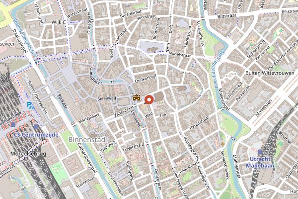 Map showing Ledig Erf in Utrecht