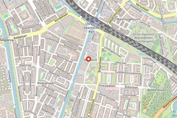 Map showing LE:EN in Utrecht