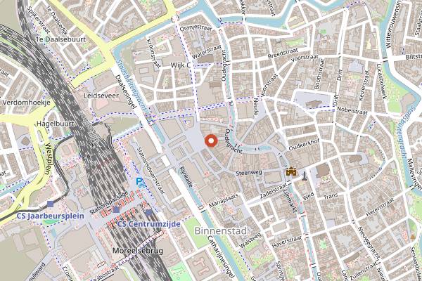 Map showing Tapasbar Vintage in Utrecht