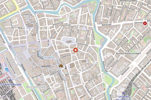 Map showing Hemel en Aarde Wine Cellar in Utrecht
