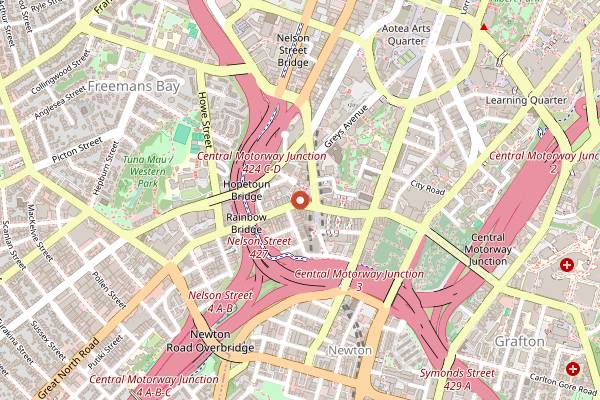 Map showing GG x Flamingo in Auckland