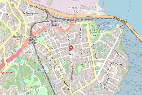 Map showing Elemental Cooking School in Auckland