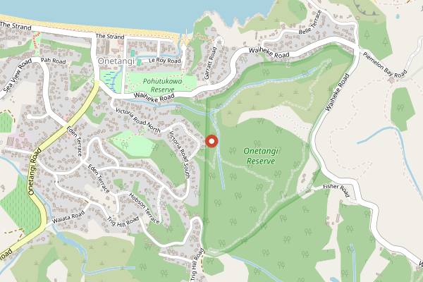 Map showing Waiheke Island Wine Day in Auckland