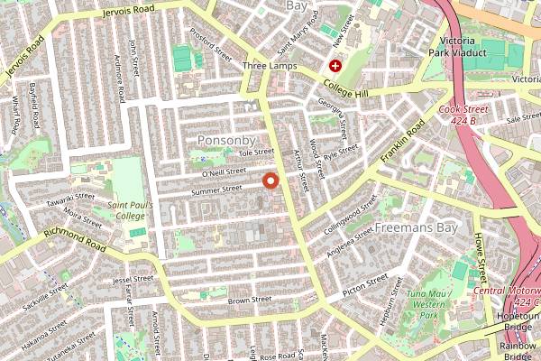 Map showing Little Bird Kitchen in Auckland