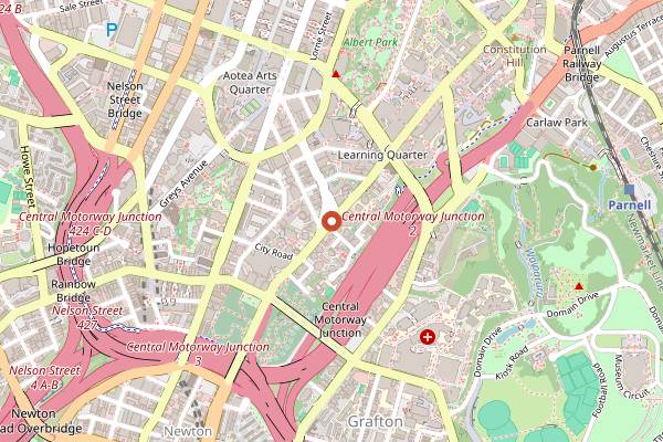 Map showing Sunflower Thai Vegetarian Restaurant in Auckland