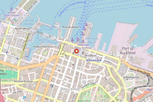 Map showing Ahi in Auckland