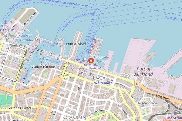 Map showing Auckland Craft Beer Tour in Auckland
