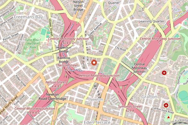 Map showing Bar Magda in Auckland