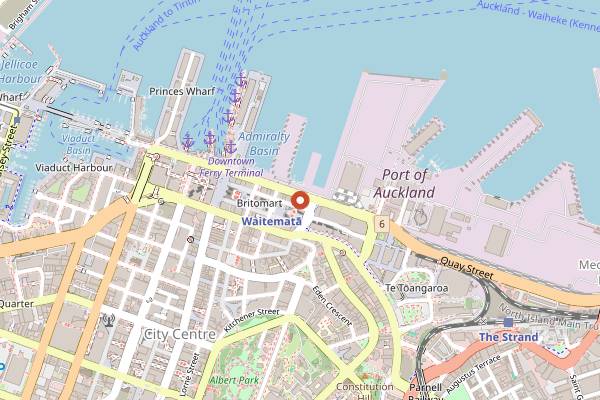 Map showing Amano in Auckland