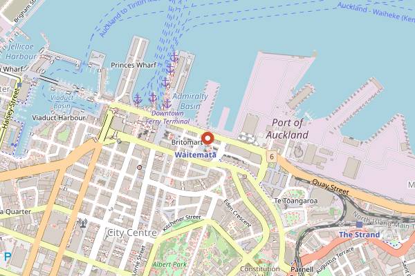 Map showing Ebisu in Auckland
