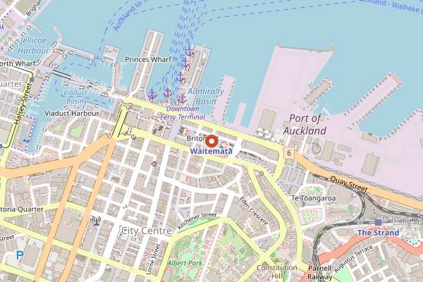 Map showing Alma in Auckland