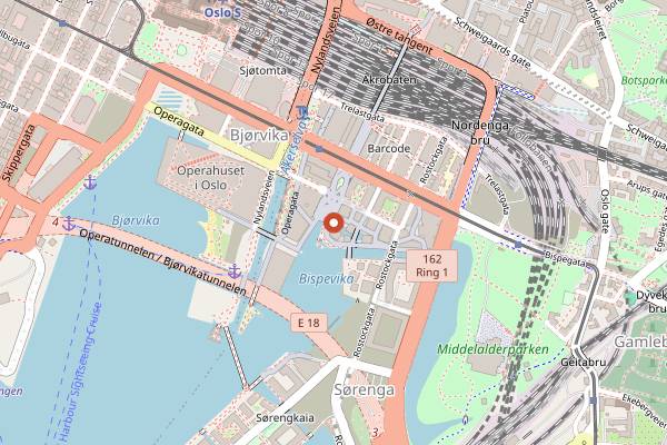 Map showing Talormade in Oslo