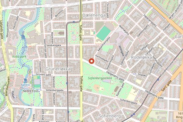 Map showing Vespa and Humla in Oslo
