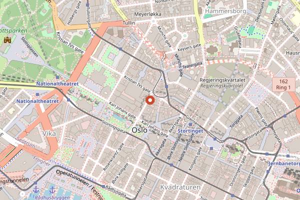 Map showing Kaffistova in Oslo