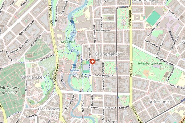 Map showing Tim Wendelboe in Oslo