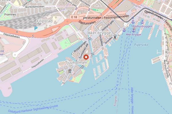 Map showing Authentic Italian Pasta Class at Barista Botanica in Oslo