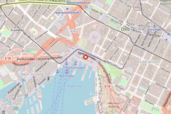 Map showing Matstreif in Oslo